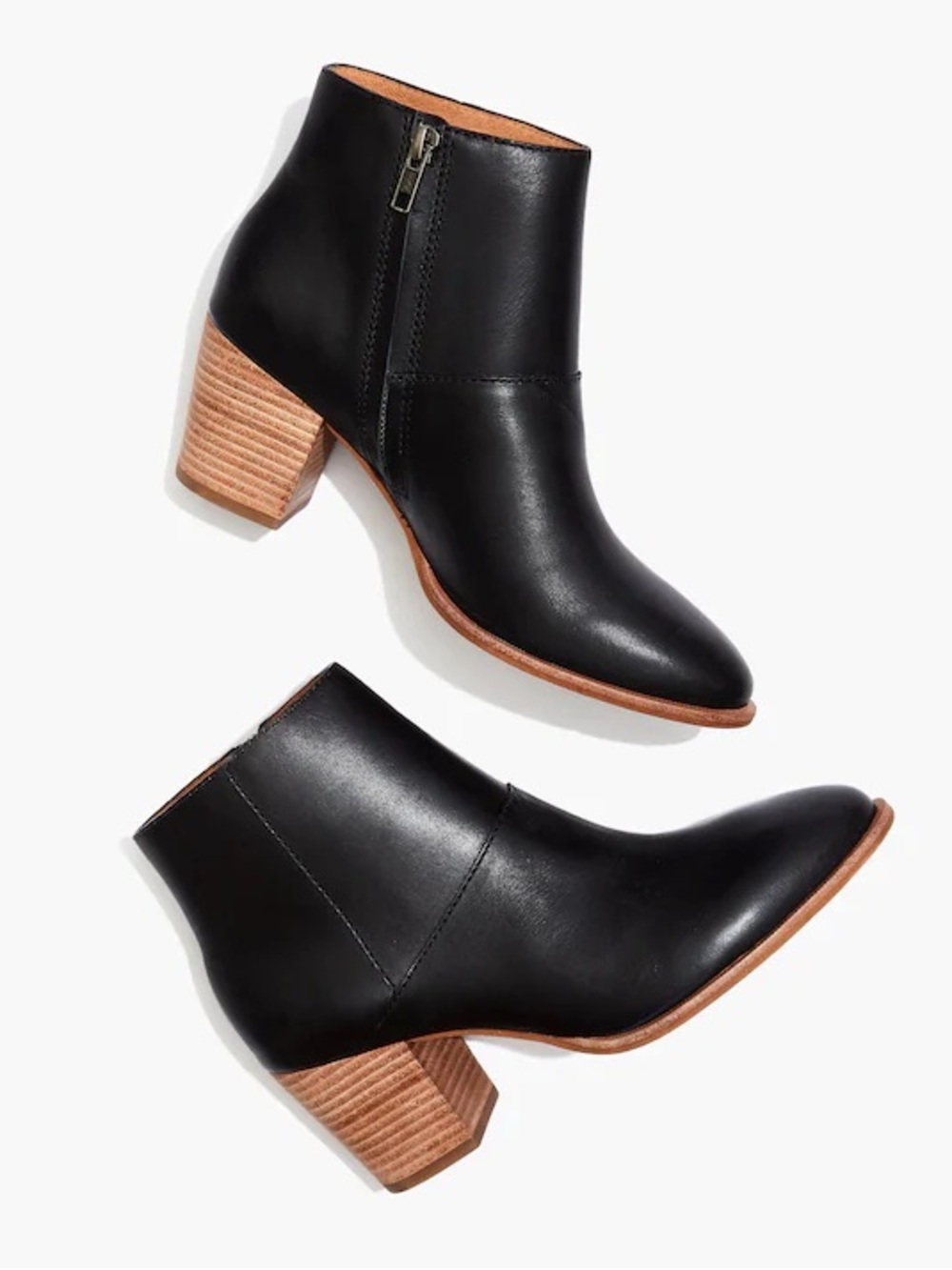 Madewell Rosie Ankle Boot in Leather Women's- Black Sz 6
